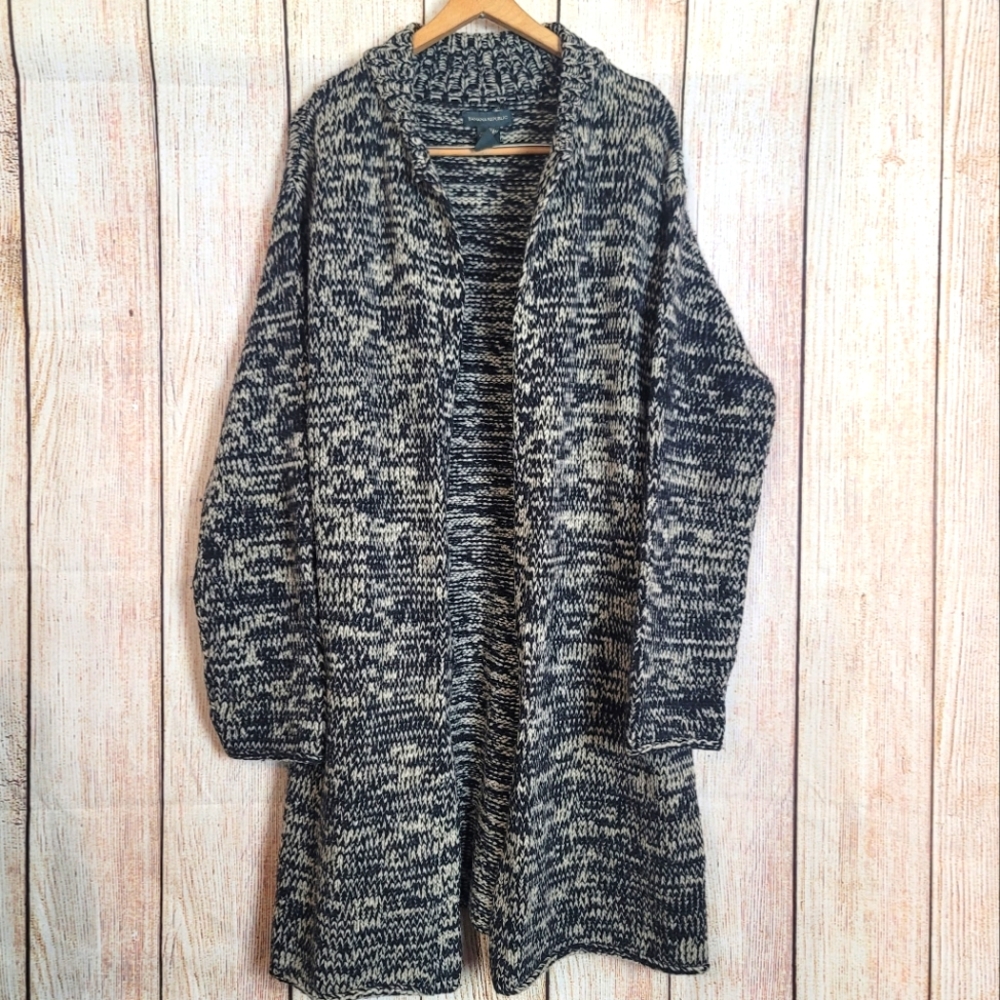 Banana Republic Chunky Knit Duster Cardigan Size Large